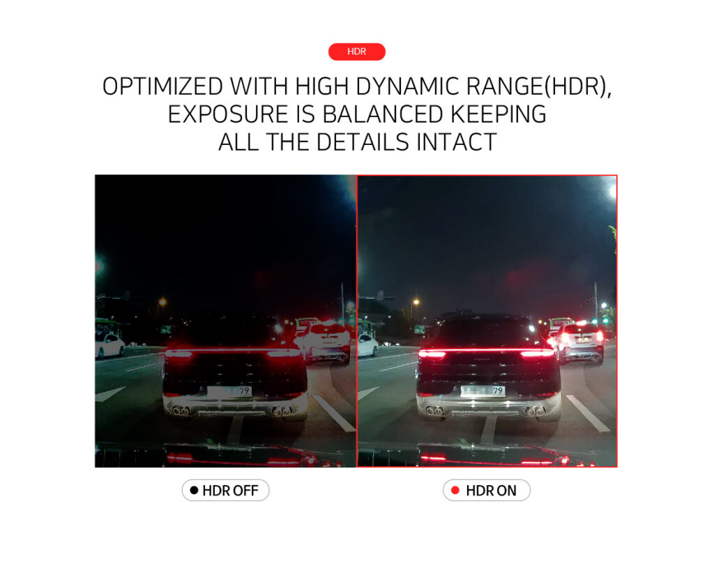 FineVu GX400 recording feature