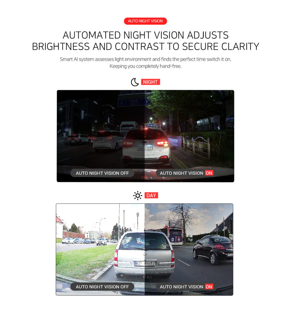 FineVu GX400 dashcam product feature
