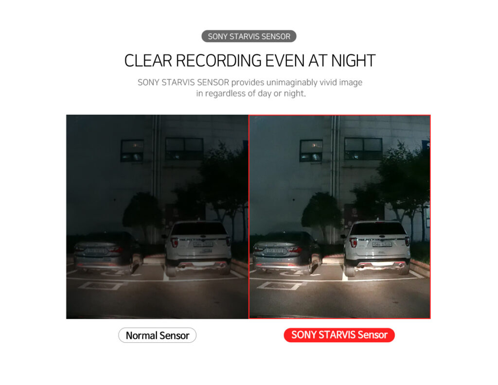 FineVu GX4K front and rear dashcam information